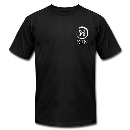 Zen Piglets Tee (Black) - black