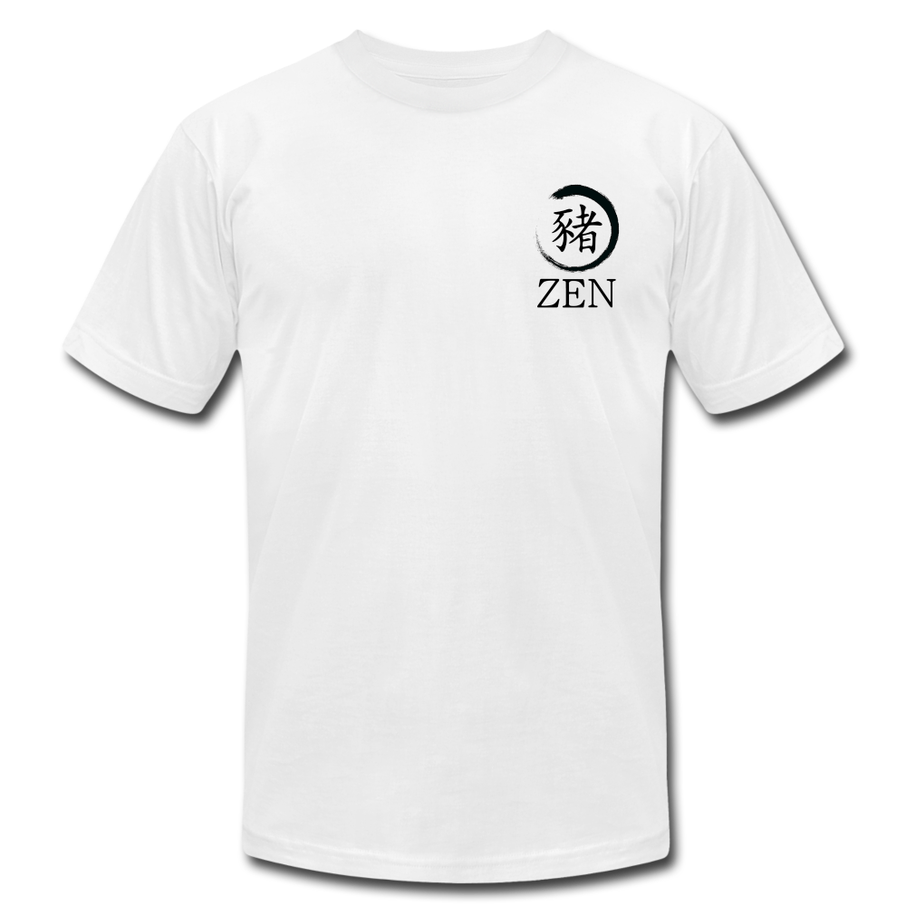 Zen Piglets Tee (White) - white