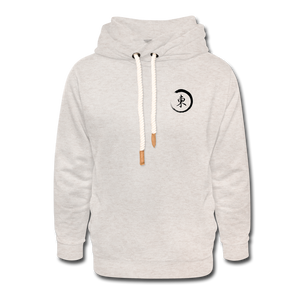 Zen Piglets Hoodie (White) - heather oatmeal